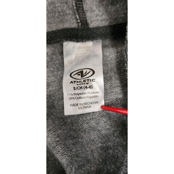 Athletic Works Hooded Sweatshirt Size S/SH (4-6) Color Gray - Picture 8 of 8